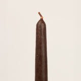 Long Tapered Beeswax Candle in Dark Brown ( Set of 3)