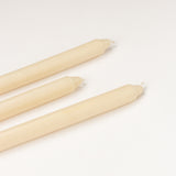 Taper Beeswax Candle in Linen ( Set of 3)