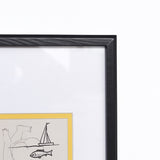 Yellow Pop Frame 35x35 cm