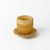 Alabaster Fengan Cup & Coaster Set