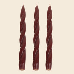 Halazona Beeswax Candles in Sharbat (Set of 3)