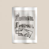 Sultan Hassan Mosque Plans Print